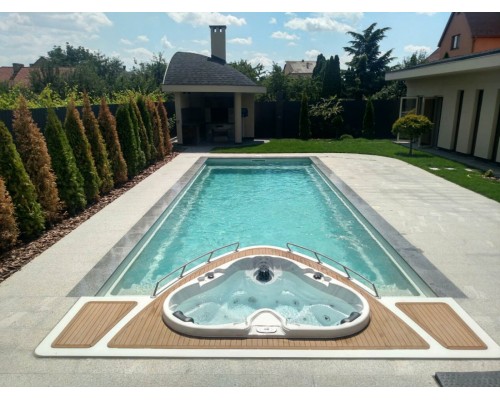 Композитный бассейн Yacht pool 11,5х4х1,5м